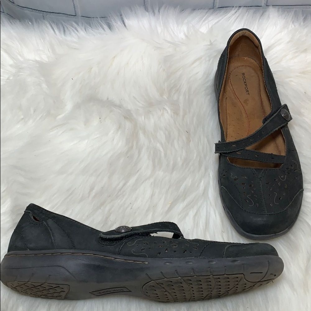 Rockport Cobb Hill Black Nubuck Mary Janes…
